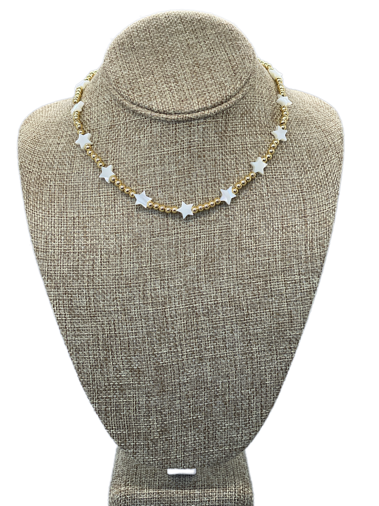 Stars and beads necklace