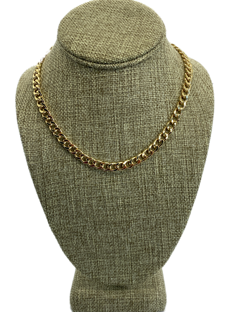 Cuban link chain necklace